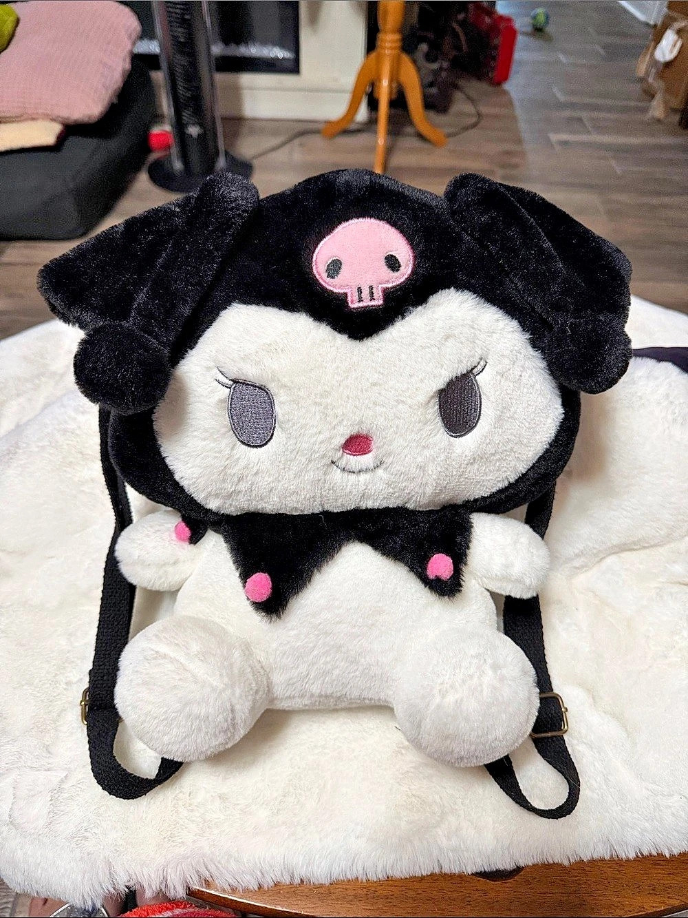Sanrio Kuromi Plush Backpack Character Mini Backpack